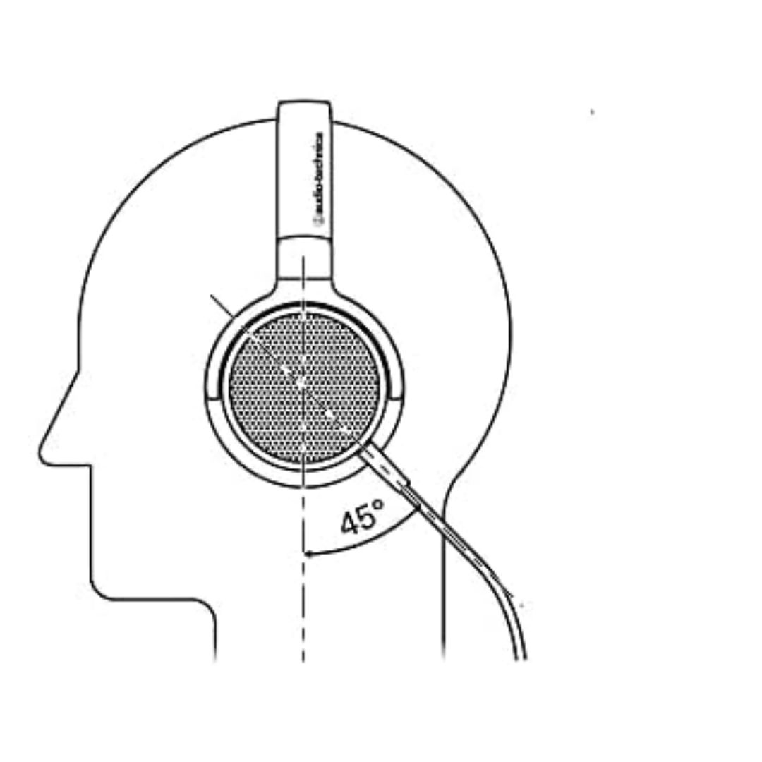 Audio-Technica Headphone ATH-EP100 Ringan untuk Latihan Piano Elektronik
