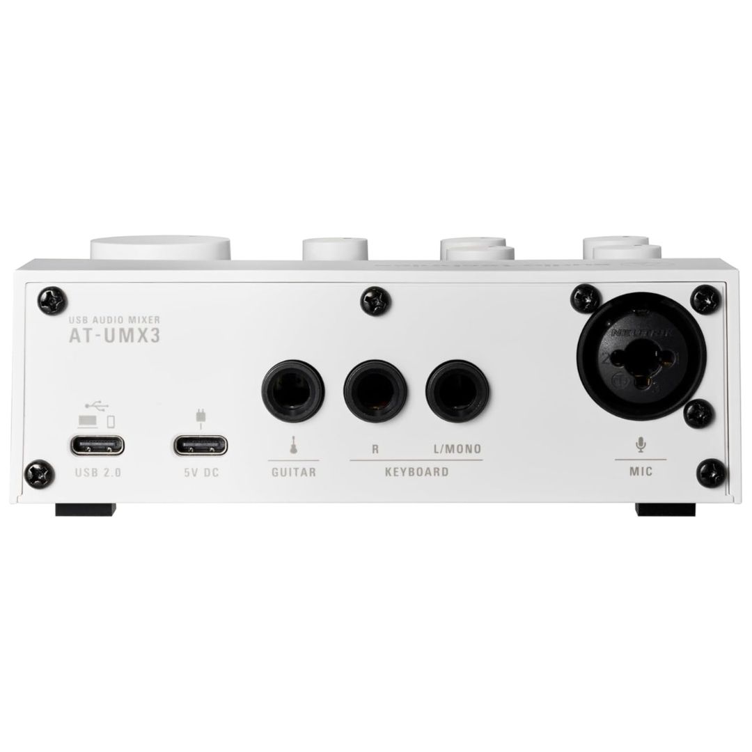 Audio Technica AT-UMX3 WH Mixer USB Audio Interface White Edition DTM