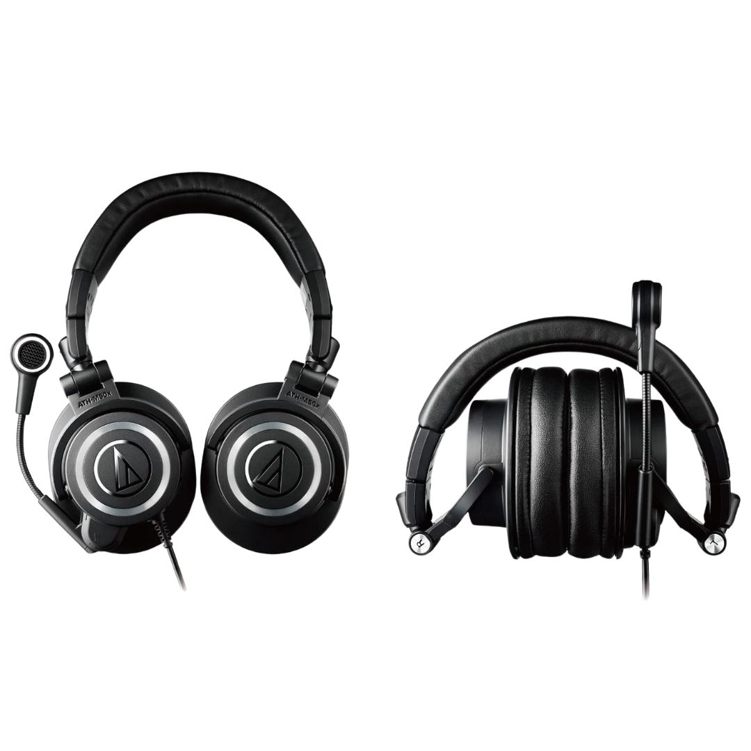 Audio Technica ATH-M50xSTS USB Streaming Headset Wired Condenser Mic Audio Technica ATH-M50xSTS USB Streaming Headset Wired Condenser Mic