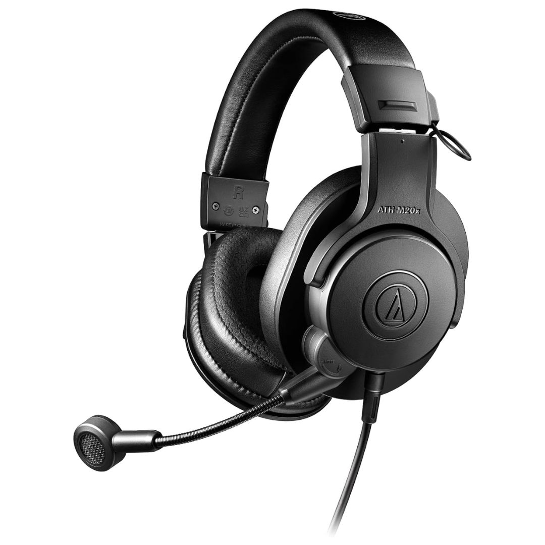 Audio Technica ATH-M20xSTS USB Streaming Headset Lightweight Wired Box Audio Technica ATH-M20xSTS USB Streaming Headset Lightweight Wired Box