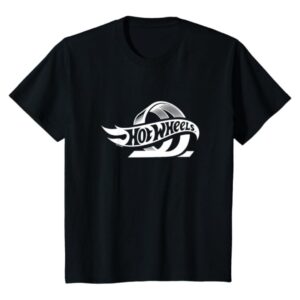 Hot Wheels Classic Loop T-Shirt Black Kids Mattel Casual Official Apparel