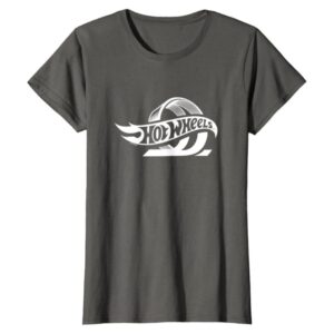 Hot Wheels Classic Loop T-Shirt Asphalt Grey Women Mattel Official Apparel Hot Wheels Classic Loop T-Shirt Asphalt Grey Women Mattel Official Apparel