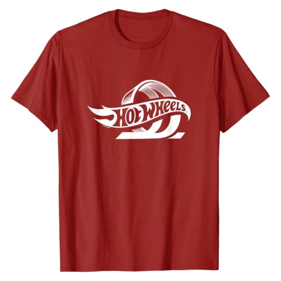 Hot Wheels Classic Loop T-Shirt Cranberry Red Men Mattel Official Apparel Hot Wheels Classic Loop T-Shirt Cranberry Red Men Mattel Official Apparel