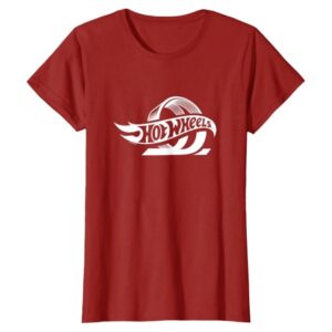 Hot Wheels Classic Loop T-Shirt Cranberry Red Women Mattel Official Apparel