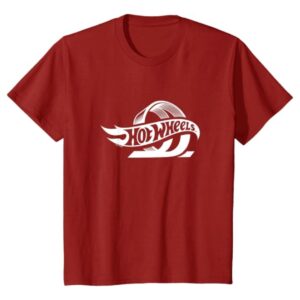 Hot Wheels Classic Loop T-Shirt Cranberry Red Kids Mattel Official Apparel