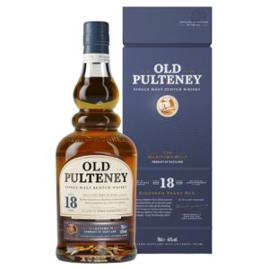 Old Pulteney 18 Year Old Single Malt Whisky 46% 700ml (HC) Old Pulteney 18 Year Old Single Malt Whisky 46% 700ml (HC)