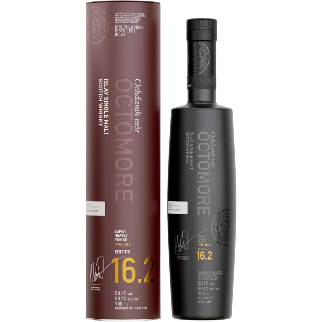 Octomore 16.2 European Cask Whisky 58.1% 700ml Single Malt (HC)