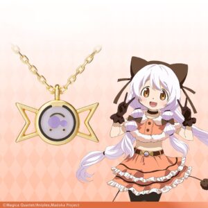 Madoka Magica Nagisa Soul Gem Necklace Silver 925 Yellow Gold Plated Model