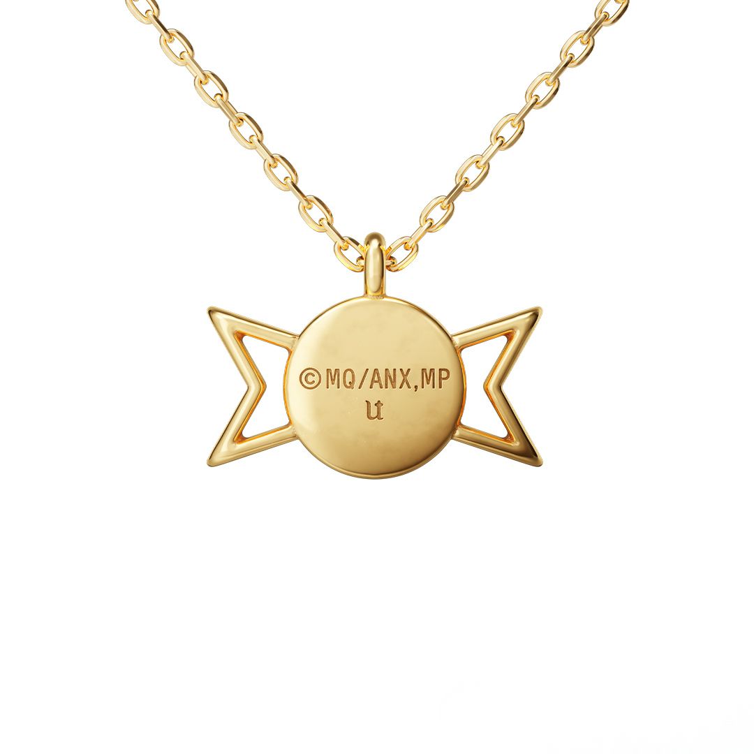 Madoka Magica Nagisa Soul Gem Necklace Silver 925 Yellow Gold Plated Model
