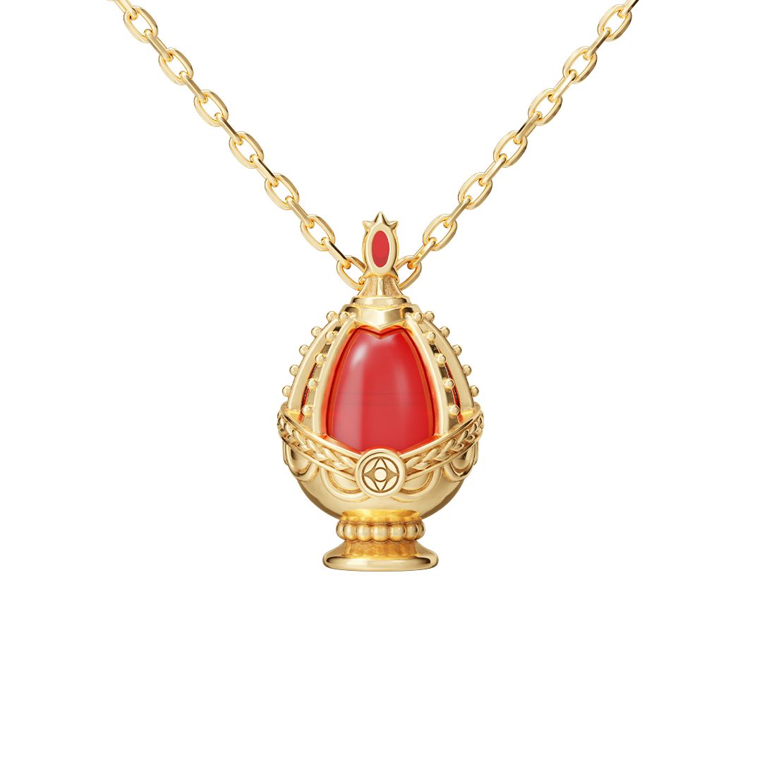 Madoka Magica Soul Gem Necklace Silver 925 Yellow Gold Plated Character
