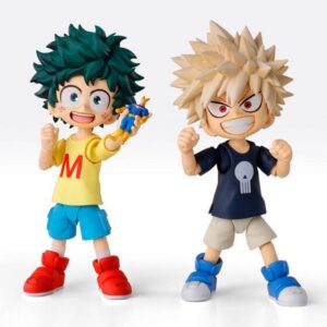 Bandai S.H.Figuarts Izuku Midoriya dan Katsuki Bakugo Childhood Set Dua Figur Bandai S.H.Figuarts Izuku Midoriya dan Katsuki Bakugo Childhood Set Dua Figur