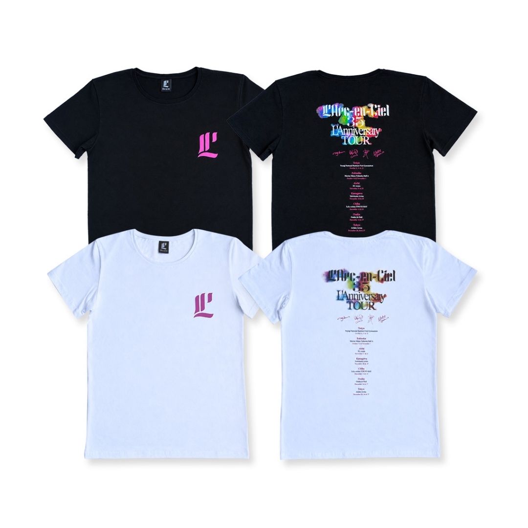 L'Arc-en-Ciel Kaos Konser 35th Tour T-Shirt Official Merch L'Arc-en-Ciel Kaos Konser 35th Tour T-Shirt Official Merch