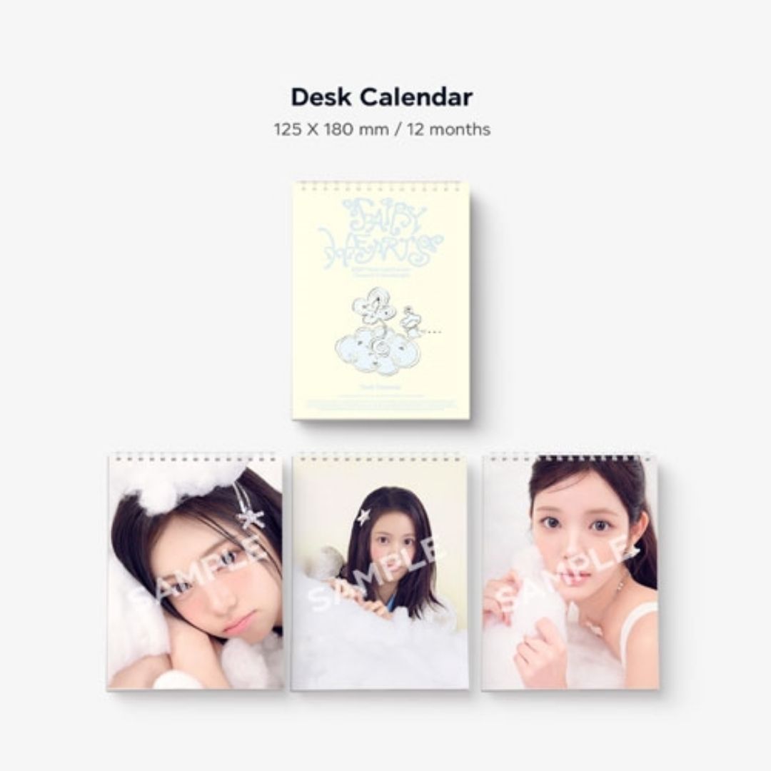 Hearts2Hearts Season's Greetings 2027 Calendar Goods Set Resmi