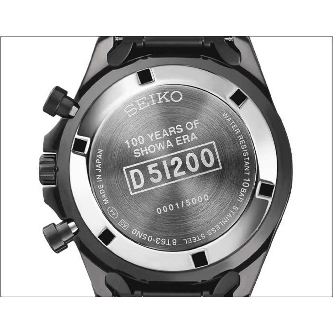 Jam Tangan Seiko D51 Steam Locomotive Collaboration Watch Edisi Showa 100 Tahun