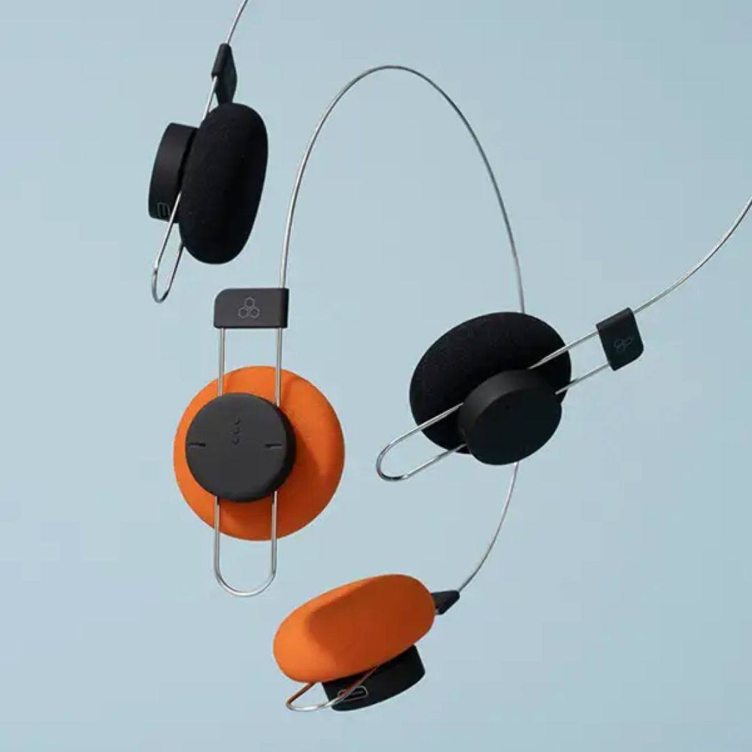 Headphone FINAL audio PORTA Wireless Headphones Orange Headphone FINAL audio PORTA Wireless Headphones Orange