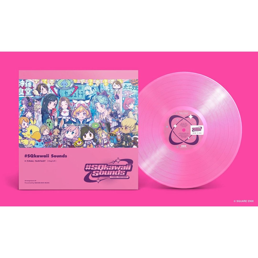 Square Enix Music SQkawaii Sounds FINAL FANTASY Vinyl LP Clear Pink Record