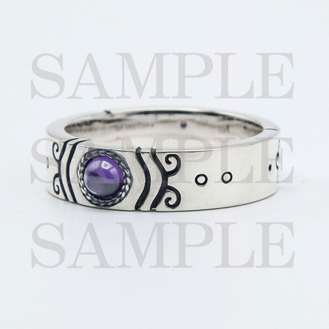 Soul Gem Ring Homura Akemi SV925 Silver dengan Rantai Kalung 2 Way