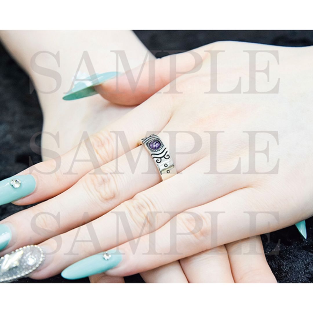Soul Gem Ring Homura Akemi SV925 Silver dengan Rantai Kalung 2 Way