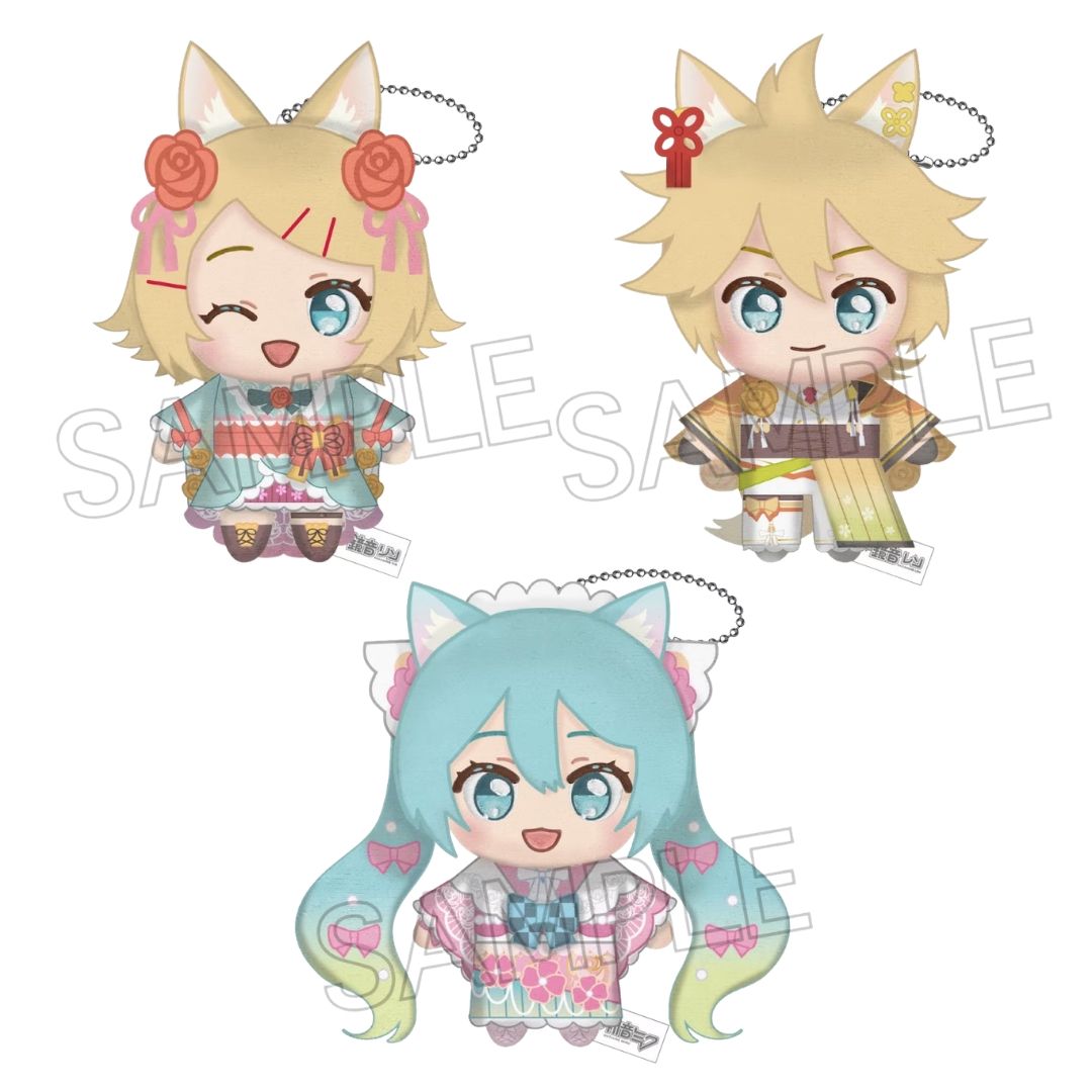 Hatsune Miku Plush Mascot Hyakki Yako Kaido Sanpo Boneka Koleksi