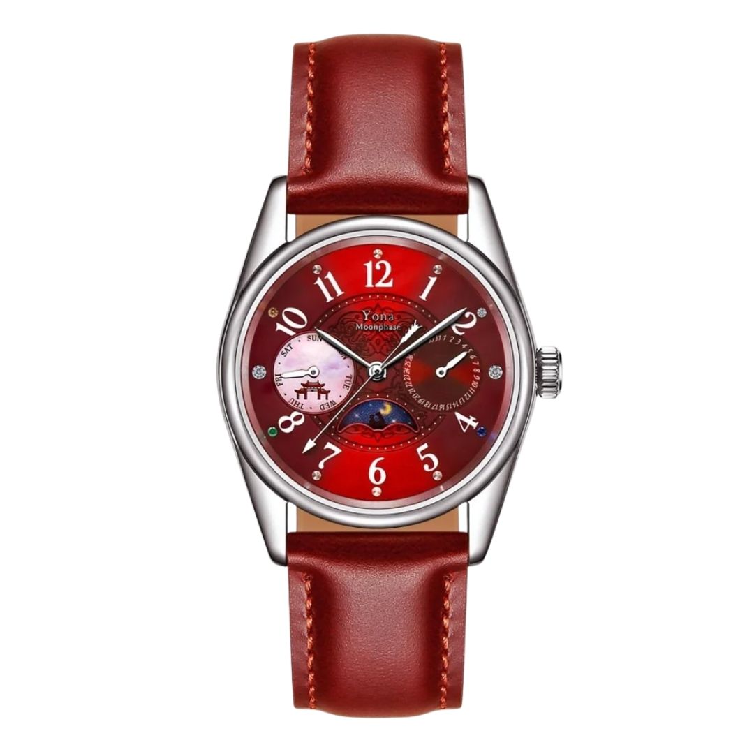 Akatsuki no Yona Jam Tangan Akatsuki no Yona Yona Model Moon Phase Watch Limited