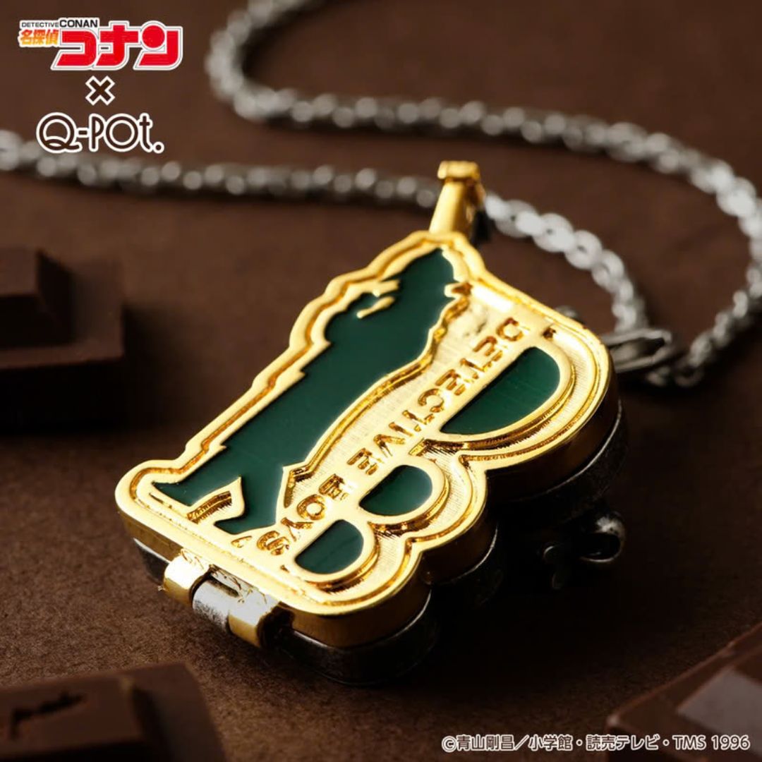 Q-Pot Kalung Brosh Detective Conan Q-Pot Detective Badge 2 Way Limited Q-Pot Kalung Brosh Detective Conan Q-Pot Detective Badge 2 Way Limited