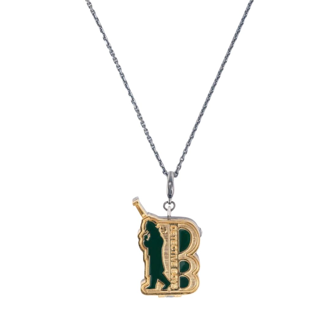 Q-Pot Kalung Brosh Detective Conan Q-Pot Detective Badge 2 Way Limited Q-Pot Kalung Brosh Detective Conan Q-Pot Detective Badge 2 Way Limited