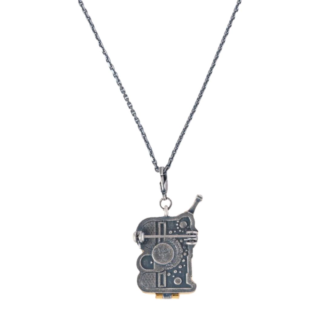 Q-Pot Kalung Brosh Detective Conan Q-Pot Detective Badge 2 Way Limited