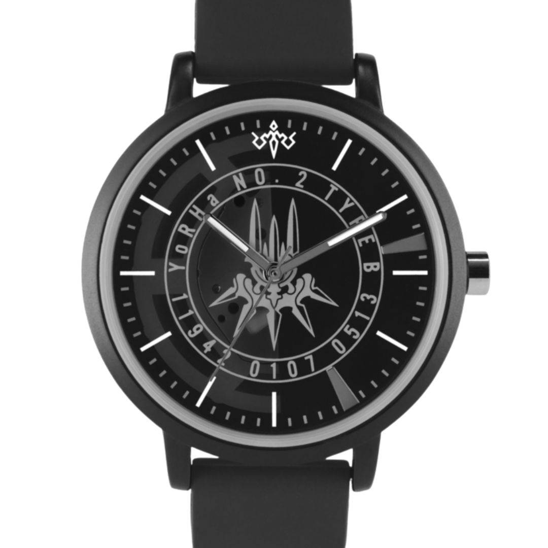 Nier Automata 2B Silicone Band Watch Anime YoRHa Casual Wristwatch Box