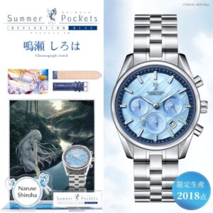 Jam Tangan Shiroha Summer Pockets Reflection Blue Chronograph Watch Box