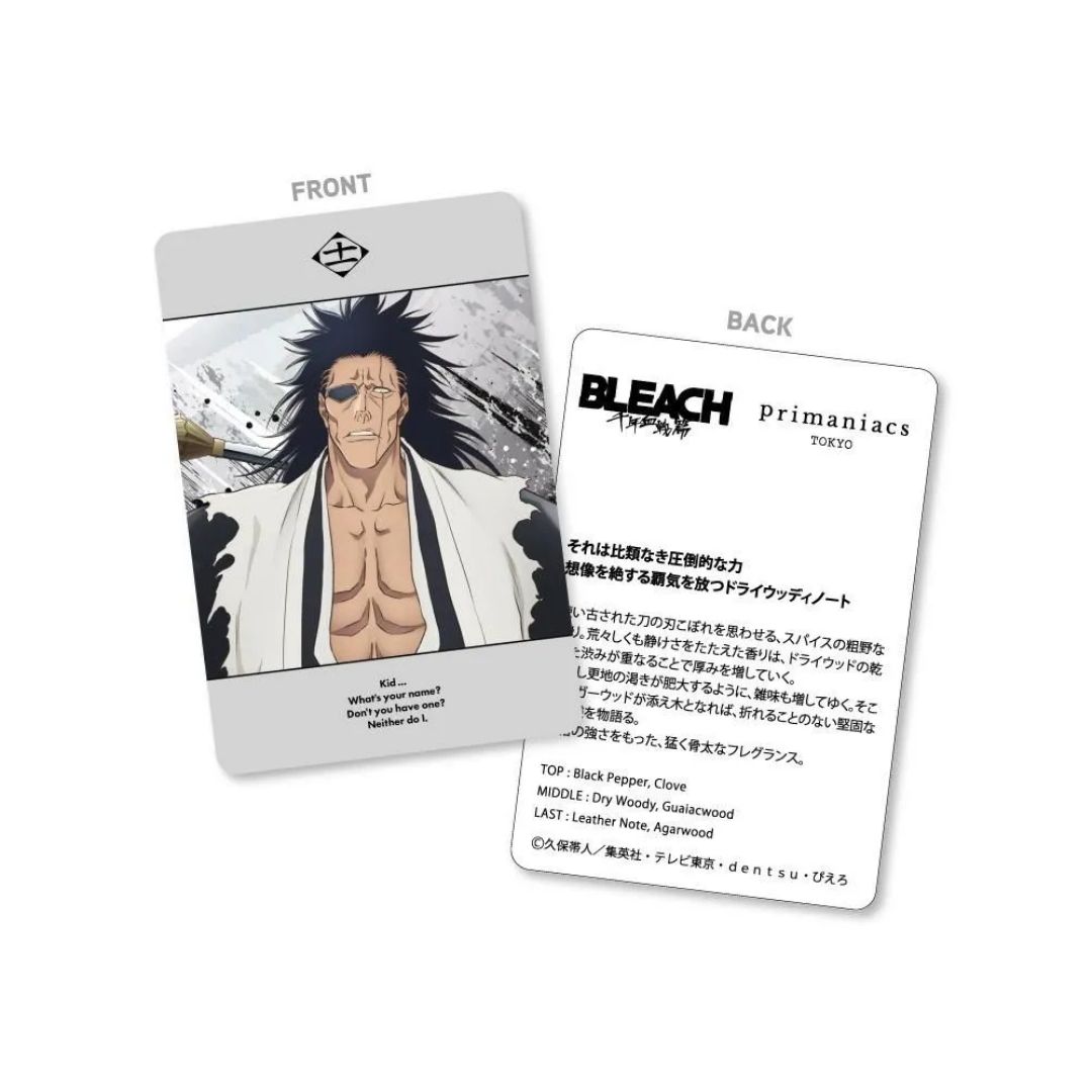 Parfum Primaniacs BLEACH Thousand-Year Blood War Fragrance Kenpachi Zaraki 30ml
