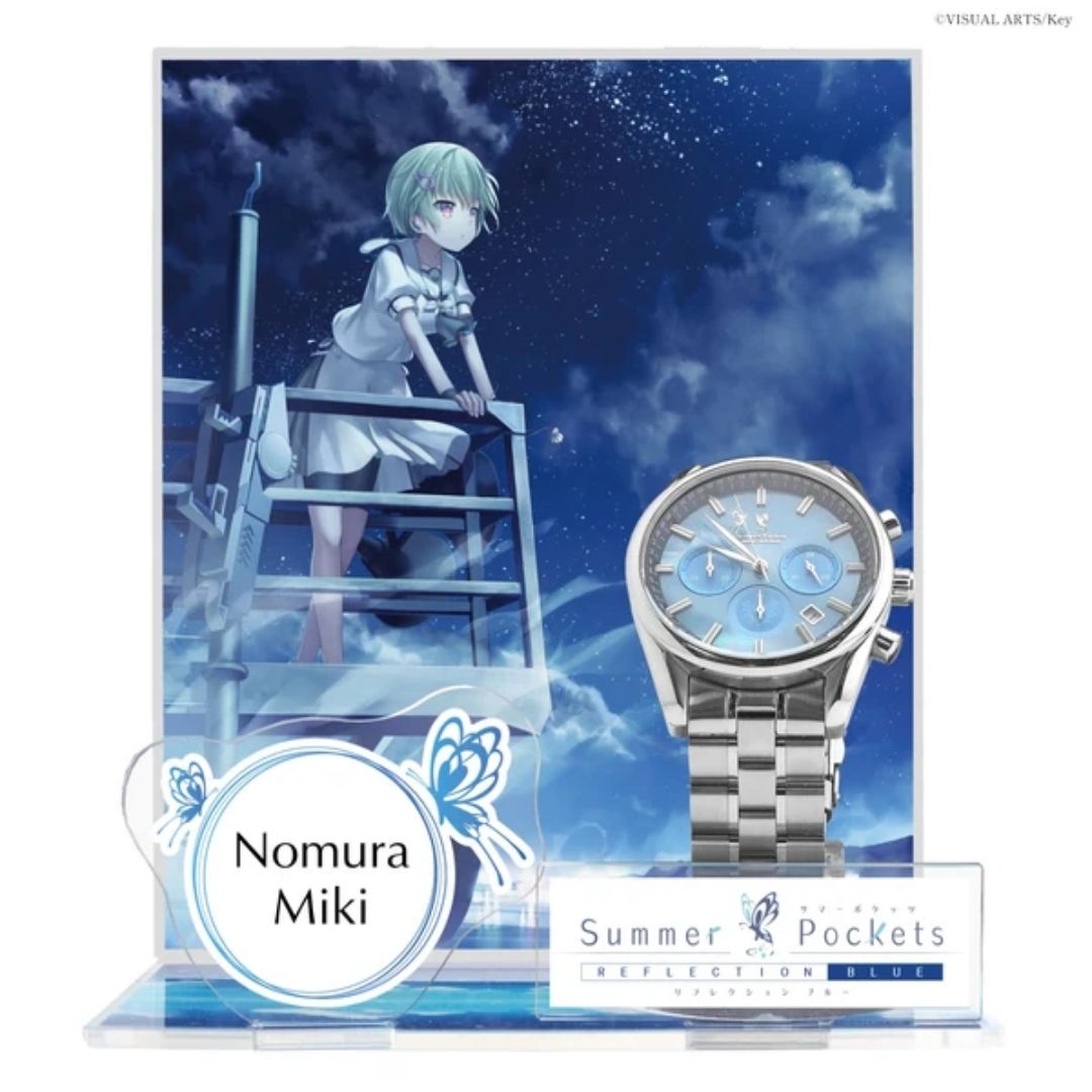 Jam Tangan Summer Pockets REFLECTION BLUE Chronograph Miki Nomura Jam Tangan Summer Pockets REFLECTION BLUE Chronograph Miki Nomura