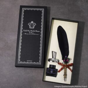 Puella Magi Madoka Magica Homura Dark Feather Pen Set
