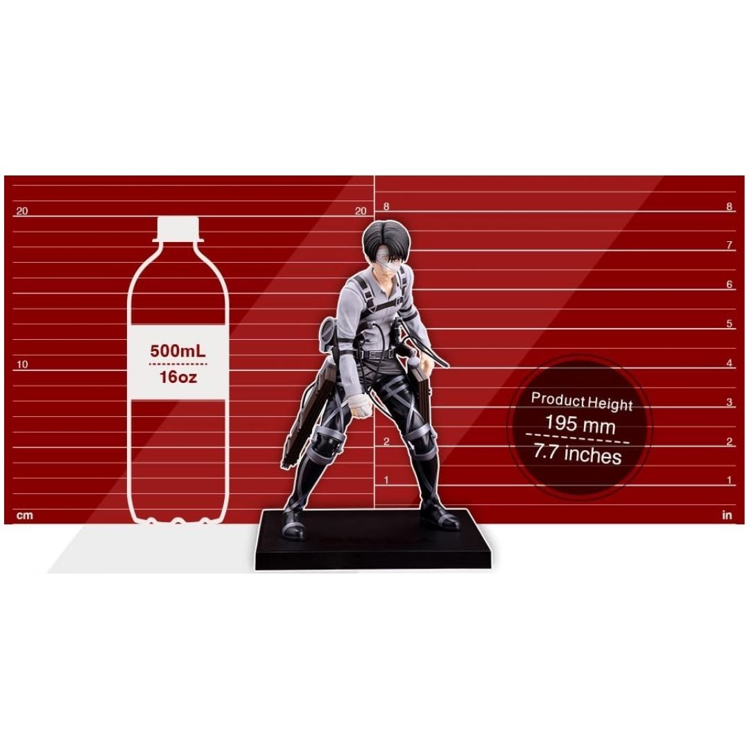 OSHI WORKS Levi Ackerman Final Season Figure 195 mm untuk Koleksi Anime