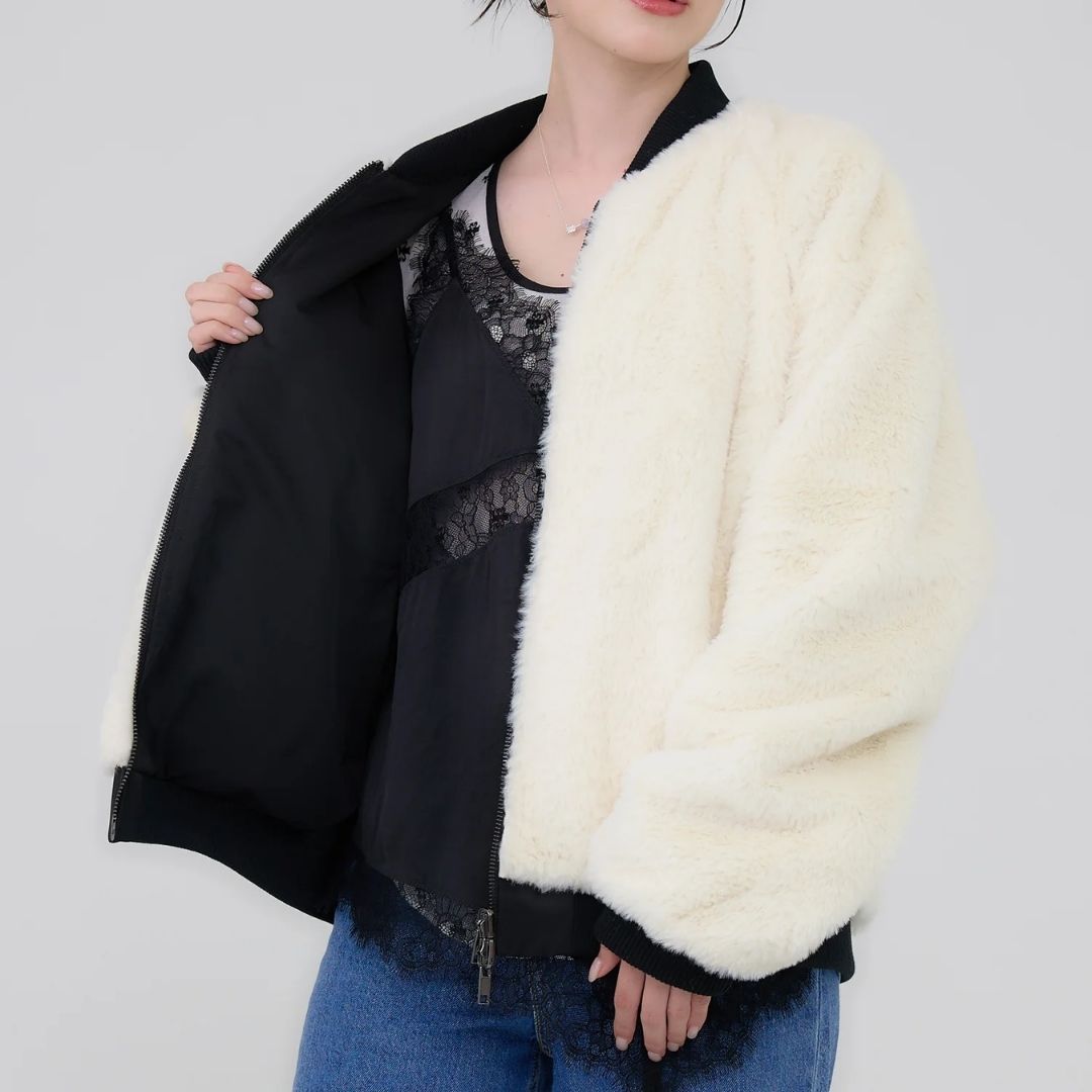 Super Groupies x Inuyasha Model Reversible Blouson Jaket Bomber Eksklusif