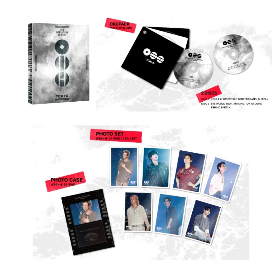 BTS WORLD TOUR ARIRANG Blu-ray dan Digital Code Edisi Konser Tokyo Dome