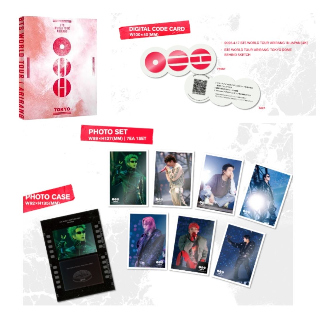 BTS WORLD TOUR ARIRANG Blu-ray dan Digital Code Edisi Konser Tokyo Dome BTS WORLD TOUR ARIRANG Blu-ray dan Digital Code Edisi Konser Tokyo Dome