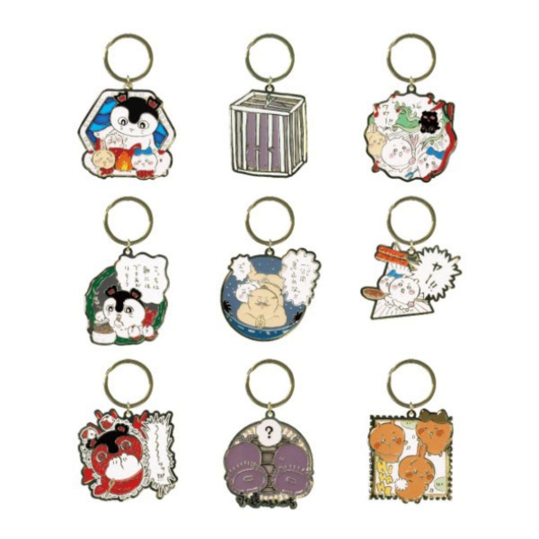 Chiikawa Mermaid Island Keychain 9-Piece Metal Collection BOX Movie Goods Chiikawa Mermaid Island Keychain 9-Piece Metal Collection BOX Movie Goods