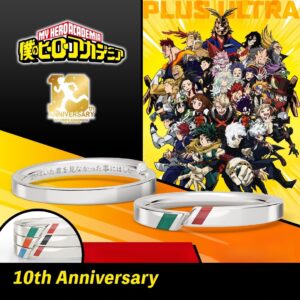 U-Treasure My Hero Academia Message Ring Silver 925 Pilih Karakter Favorit U-Treasure My Hero Academia Message Ring Silver 925 Pilih Karakter Favorit