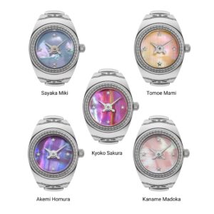 GARRACK Madoka Magica Ring Watch Jam Tangan Cincin Varian Karakter GARRACK Madoka Magica Ring Watch Jam Tangan Cincin Varian Karakter
