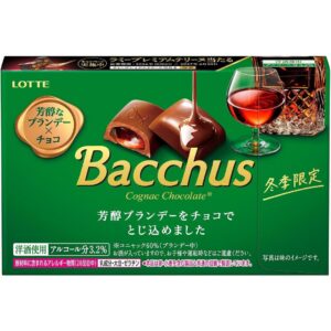 Lotte Bacchus Liquor Chocolate 1 Box Isi 10 Kapsul (HC)
