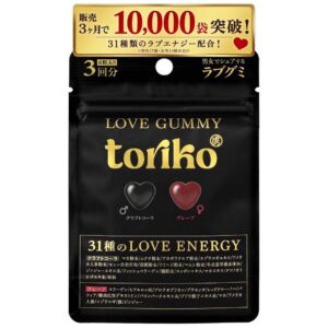 Toriko Love Gummy Cola Grape Permen Gummy Berbentuk Hati (HC)