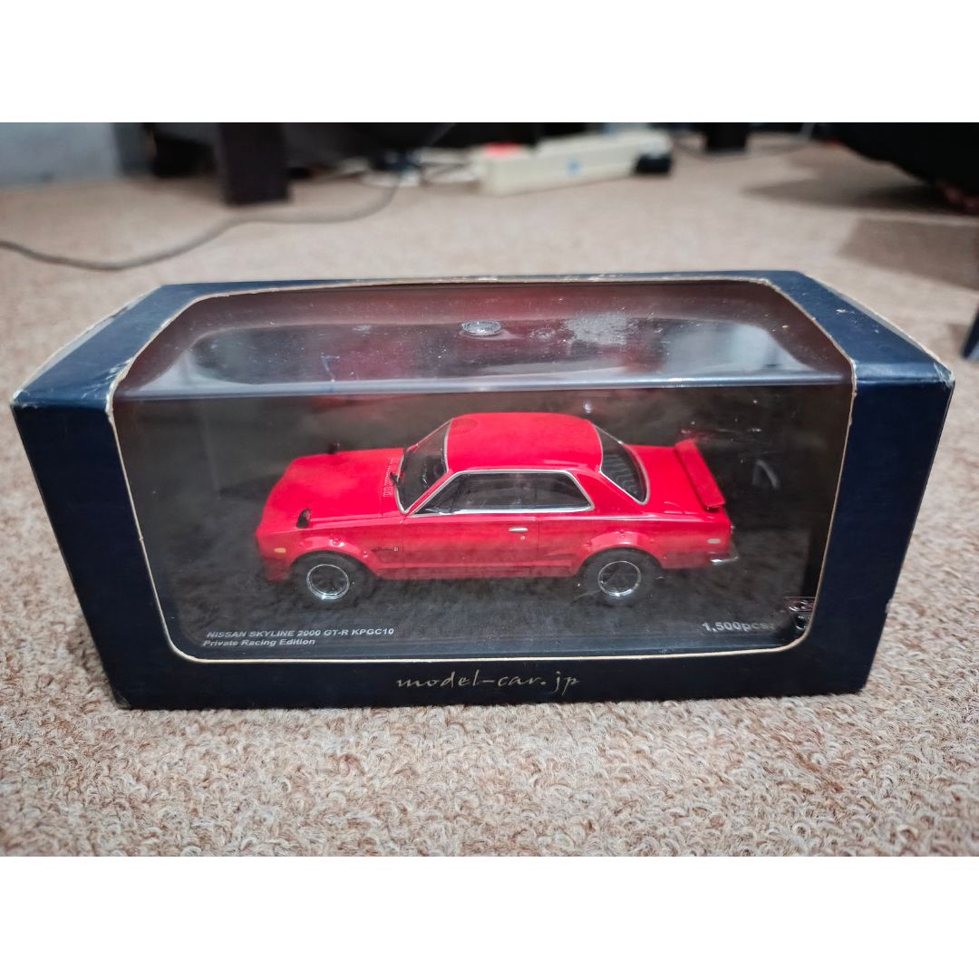 Diecast Nissan Skyline 2000 GT-R KPGC10 (Private Racing Edition) Diecast Nissan Skyline 2000 GT-R KPGC10 (Private Racing Edition)