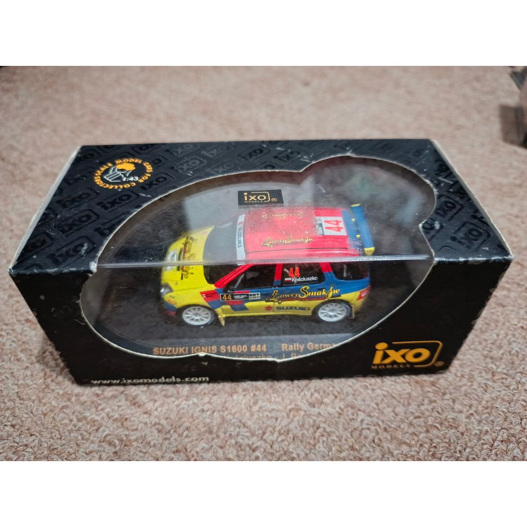 Ixo Suzuki Ignis S1600 44 Rally Germany 2006 Diecast Minicar 1/43 Ixo Suzuki Ignis S1600 44 Rally Germany 2006 Diecast Minicar 1/43