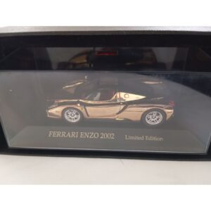 Diecast Ferrari Enzo 2002 Gold Platted Limited Edition 1/43 Scale Diecast Ferrari Enzo 2002 Gold Platted Limited Edition 1/43 Scale