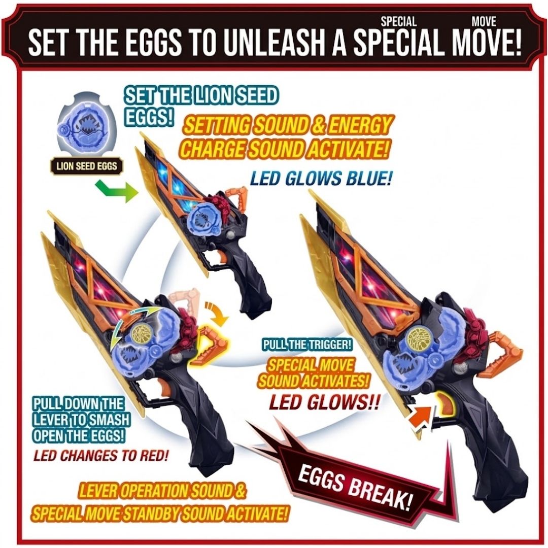 Pedang Bandai DX Maou Blade Kamen Rider Myth Official Weapon Edition