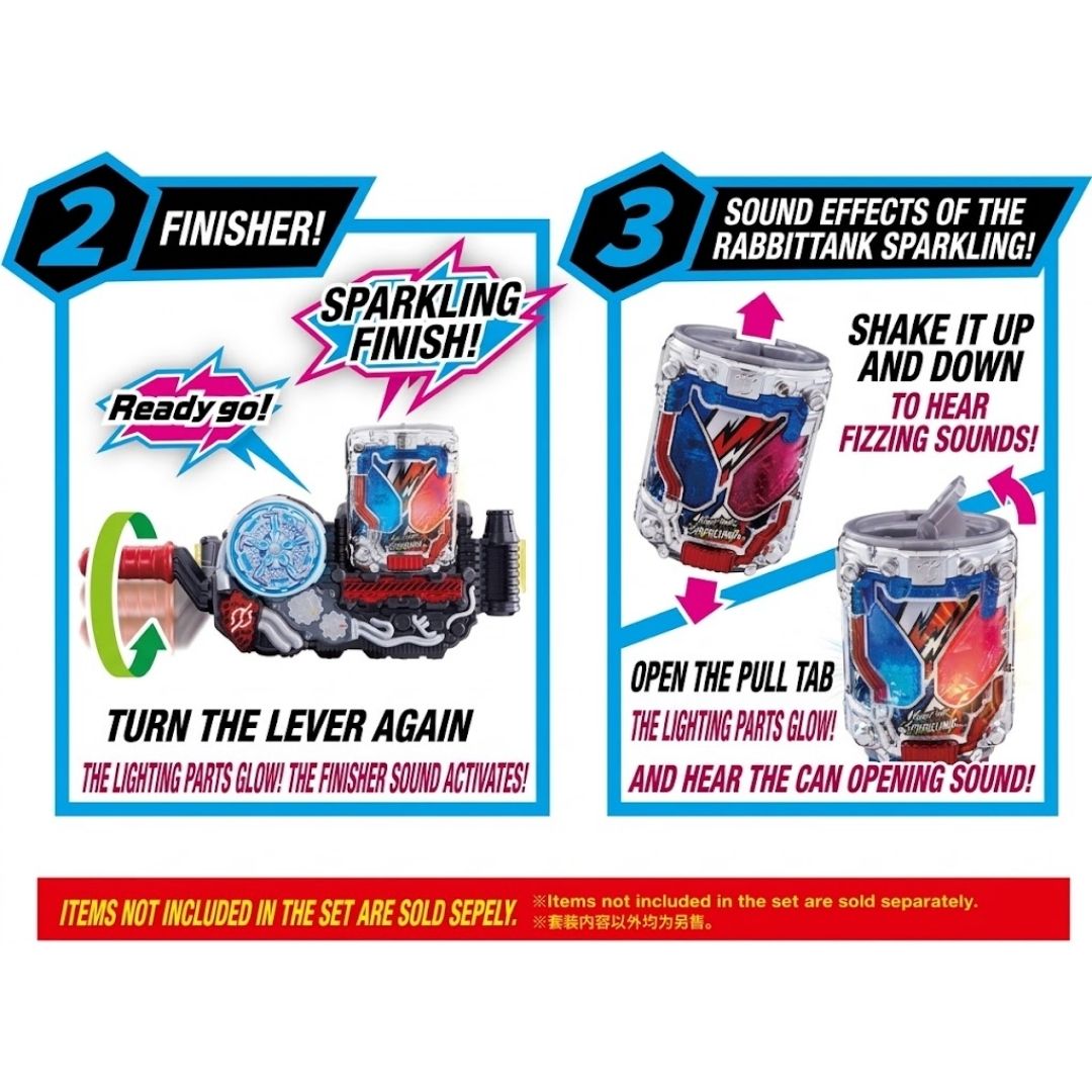 Bandai DX Rabbit Tank Sparkling Kamen Rider Build Super Best Edition Bandai DX Rabbit Tank Sparkling Kamen Rider Build Super Best Edition