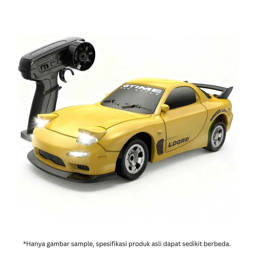 Turbo Speed RC 1/64 YE RC RTR Full Set 4WD Yellow