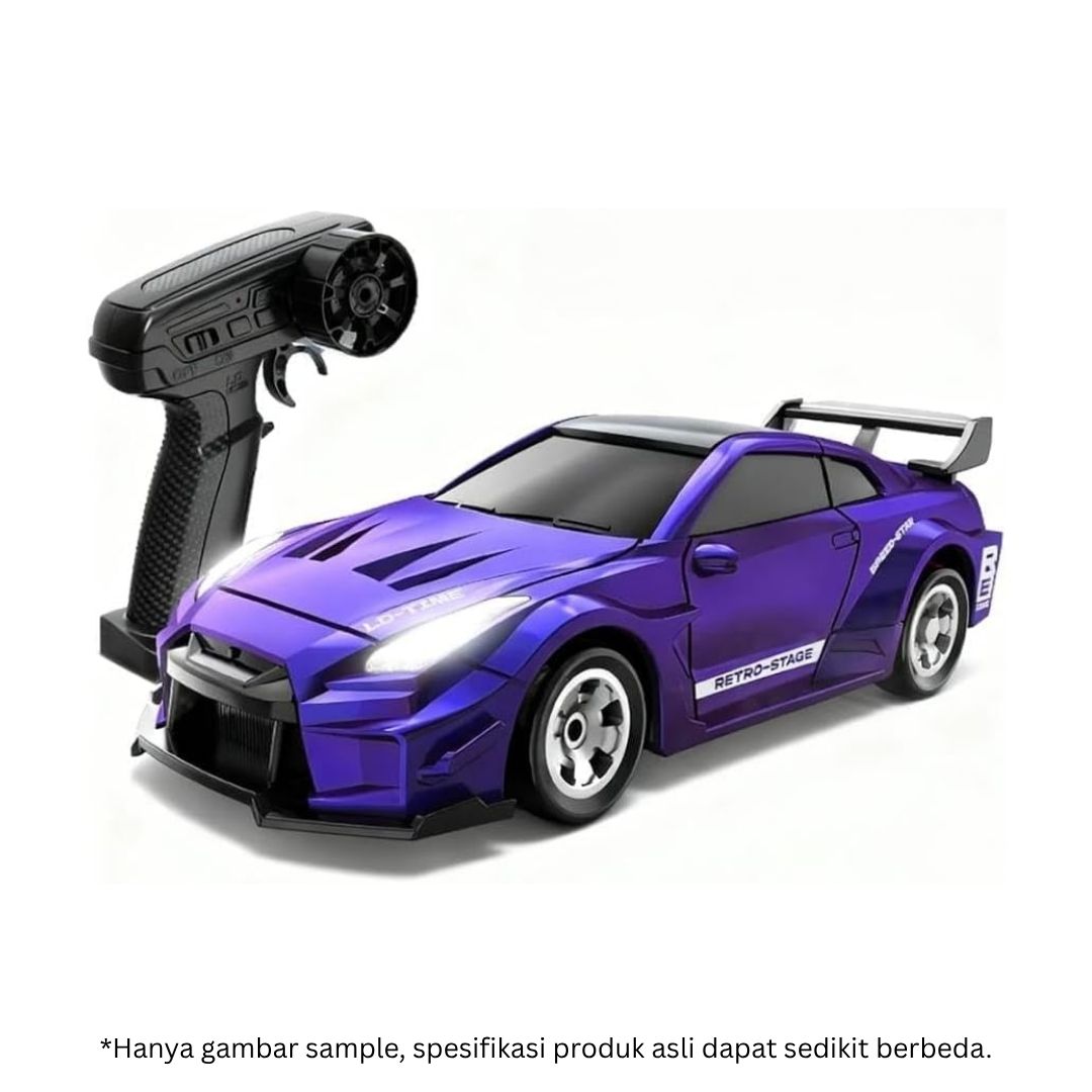  Turbo Speed RC 1/64 Drift Return LD RTR White 3601-WH Violet 