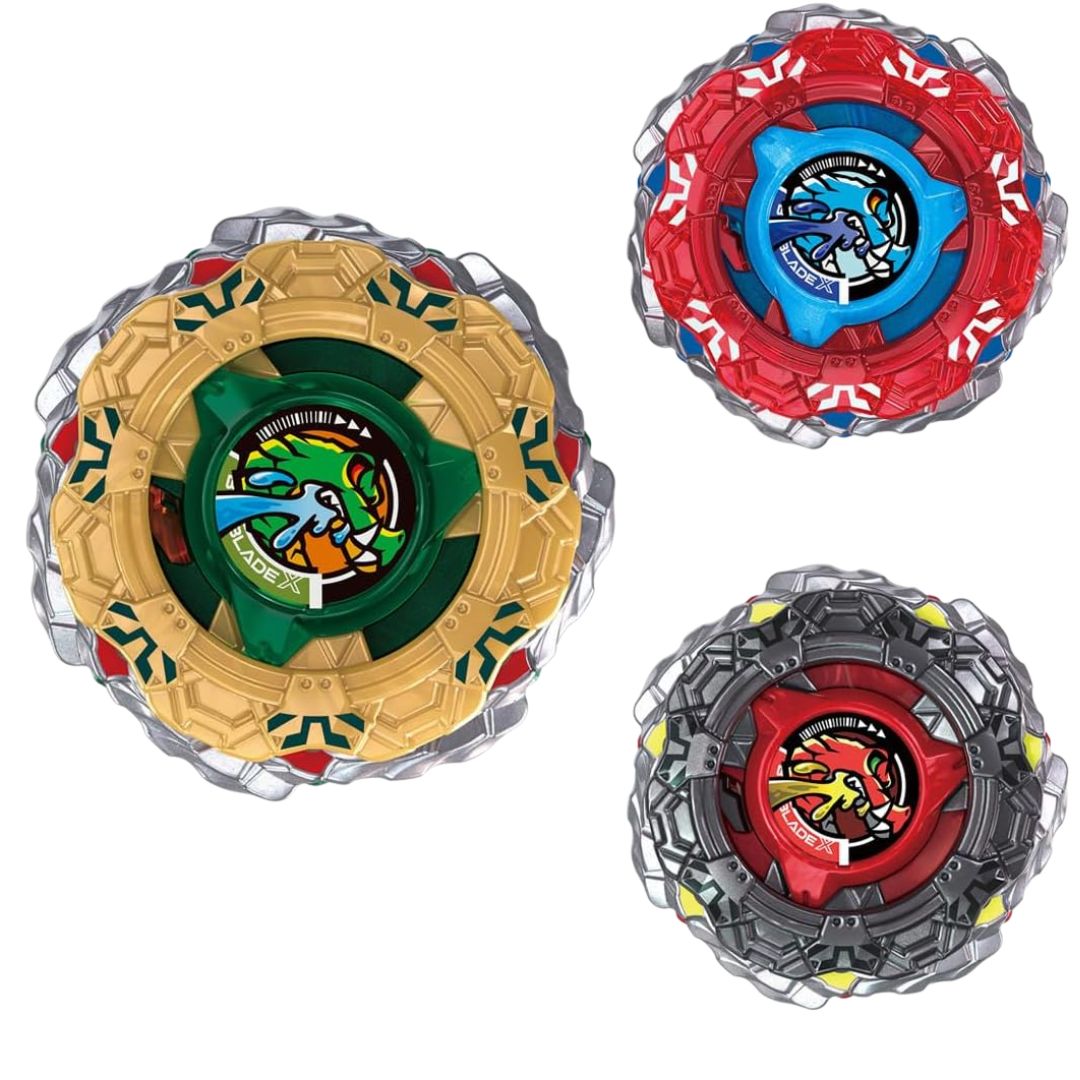 Beyblade X CX-19 Croco Tread Booster Takara Tomy Defense Battle Box
