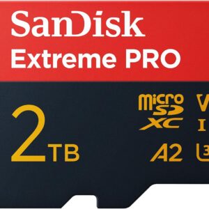 SanDisk Extreme PRO microSD Card + SD Adapter 2TB SanDisk Extreme PRO microSD Card + SD Adapter 2TB